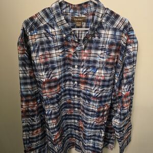 Ariat Men's Multicolor Plaid Button Down Shirt